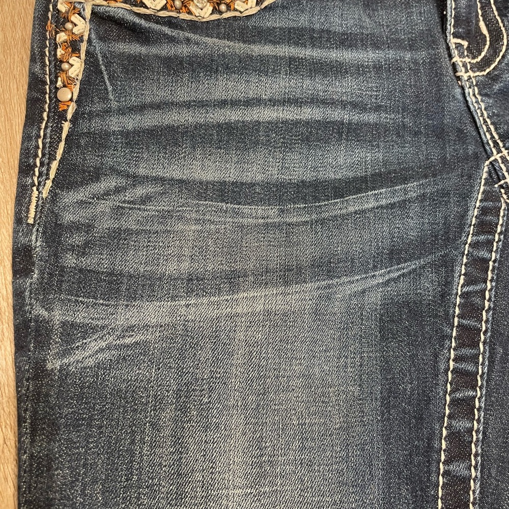 Miss Me Women's Boot Cut Jeans - Indigo 25 - Picture 15 of 16